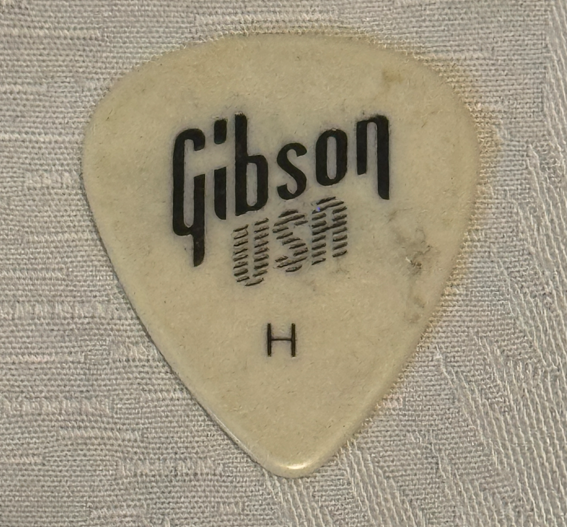Scorpions スコーピオンズ　ルドルフシェンカー　ギター　ピック SCORPIONS RUDOLF SCHENKER GUITAR PICK VINTAGE TOUR STAGE-USED