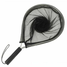 Dr.Fish Fly Fishing Landing Nylon Net Black Alloy Fiber Frame Trout Catch Fish