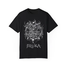 JILUKA | Japan Metal Band Shirt | Skull Pentagram
