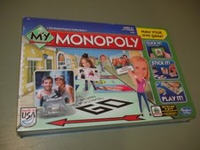MY MONOPOLY Board Game by Hasbro NIB Make Your Own Game Made in USA SEALED NEW