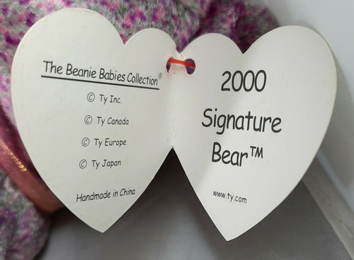 TY Beanie Baby 2000 Signature With Multiple Errors, MINT! - Imagen 9 de 9