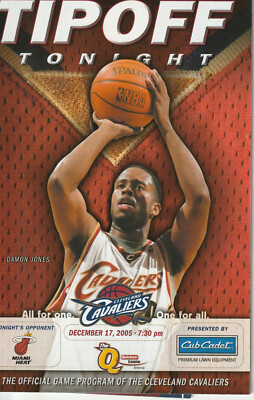 2005-2009 Cleveland Cavaliers Season/Playoff Programs Choice Different  AU19