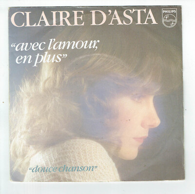 Claire D'ASTA Vinyl 45T MIT PLUS LIEBE - SWEET SONG - PHILIPS 6010475