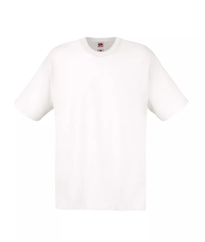 Fruit Of The Loom Plain Cotton Budget Tee White | eBay