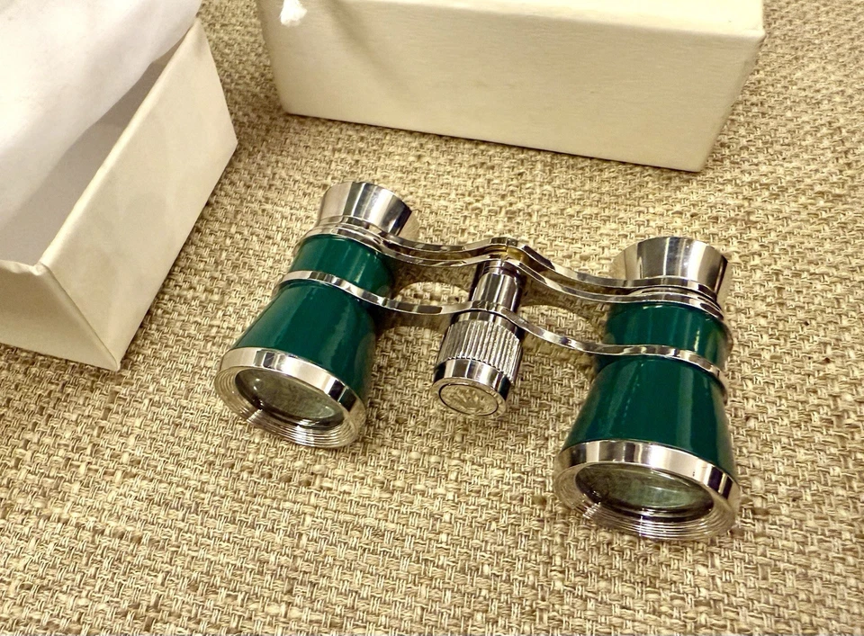 💚👑🔭Rolex Green Opera Binoculars – Brand New Collectible w/ Box & Pouch 🔭👑💚 - Image 2 of 4