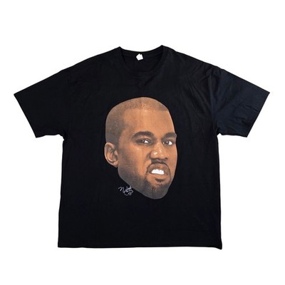 Kanye West Big Face Graphic T-Shirt 2XL New Without Tags Hip Hop