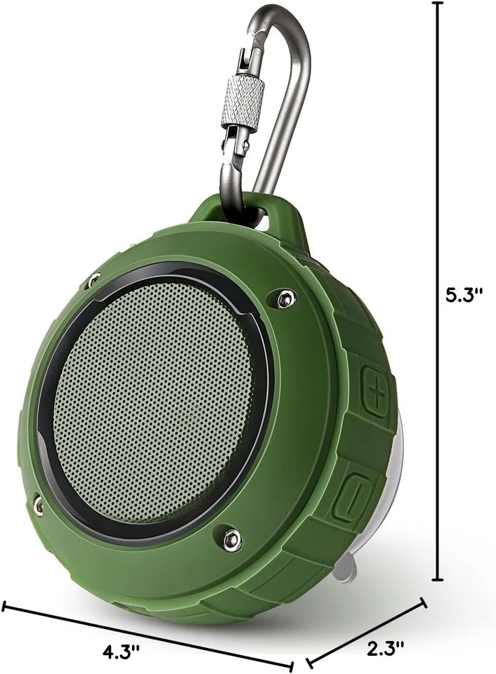 Kunodi Outdoor Waterproof Bluetooth Speaker Wireless Portable Mini Travel Spe... - Image 3 of 4