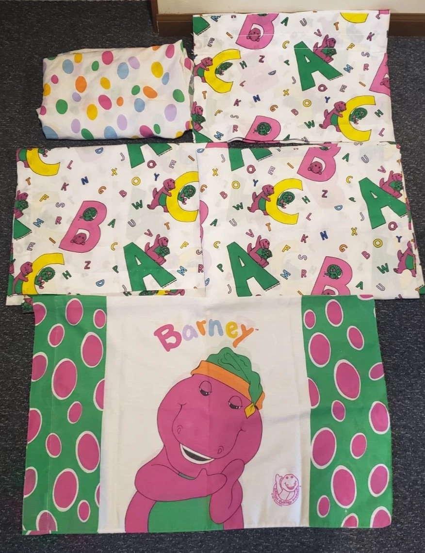 Barney ピロー セット barney bedding products for sale | eBay