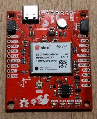 Sparkfun GPS-RTK Dead Reckoning Board - u-blox ZED-F9R RTCM GNSS GPS