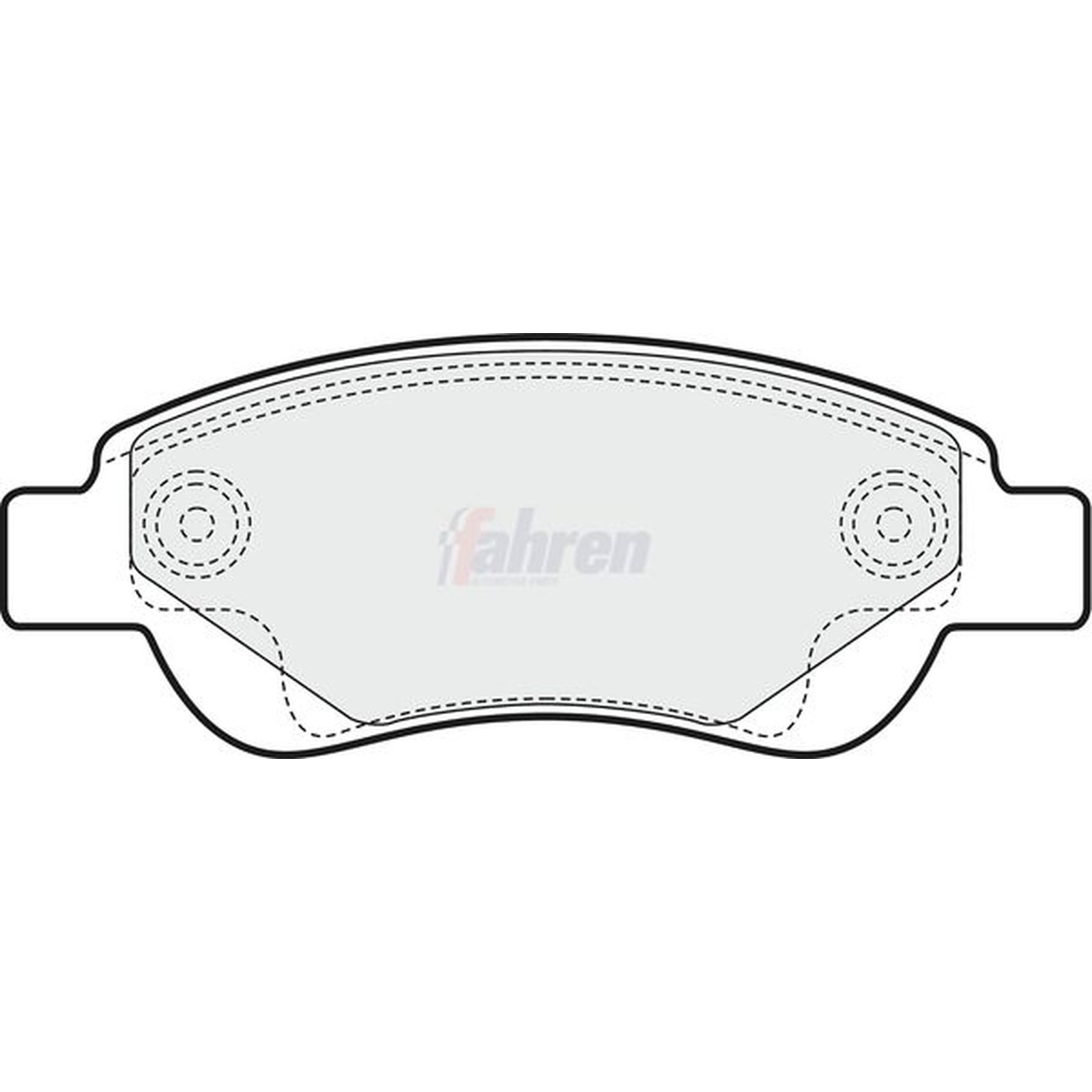 Fahren Brake Pads - Front - FBP3087 - Fits Toyota Aygo VVTi - OE Replacement