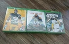 3 Video GAME LOT NFL Madden 19 ANTHEM The SHOW 21 MLB XBOX ONE X All New Sealed