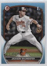 2023 Bowman Draft Sky Blue 73/499 Jackson Baumeister #BD-84 00jz