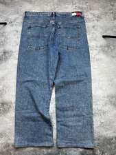 Tommy Jeans Baggy Pants Blue Denim Size 38