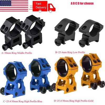 25.4mm Ring Low Profile/30mm Ring Middle Profile /High Profile 1''&30mm Mount US