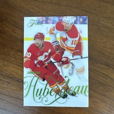2025-26 Upper Deck Flair - Jonathan Huberdeau #15 Green /349 Forecheck Flames 