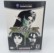 Soul Calibur II Nintendo GameCube Complete CIB + Insert & Reg Card Black Label