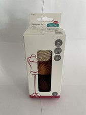 Wenco H&auml;kelgarn 3er Set beige, braun und dunkelbraun 75g