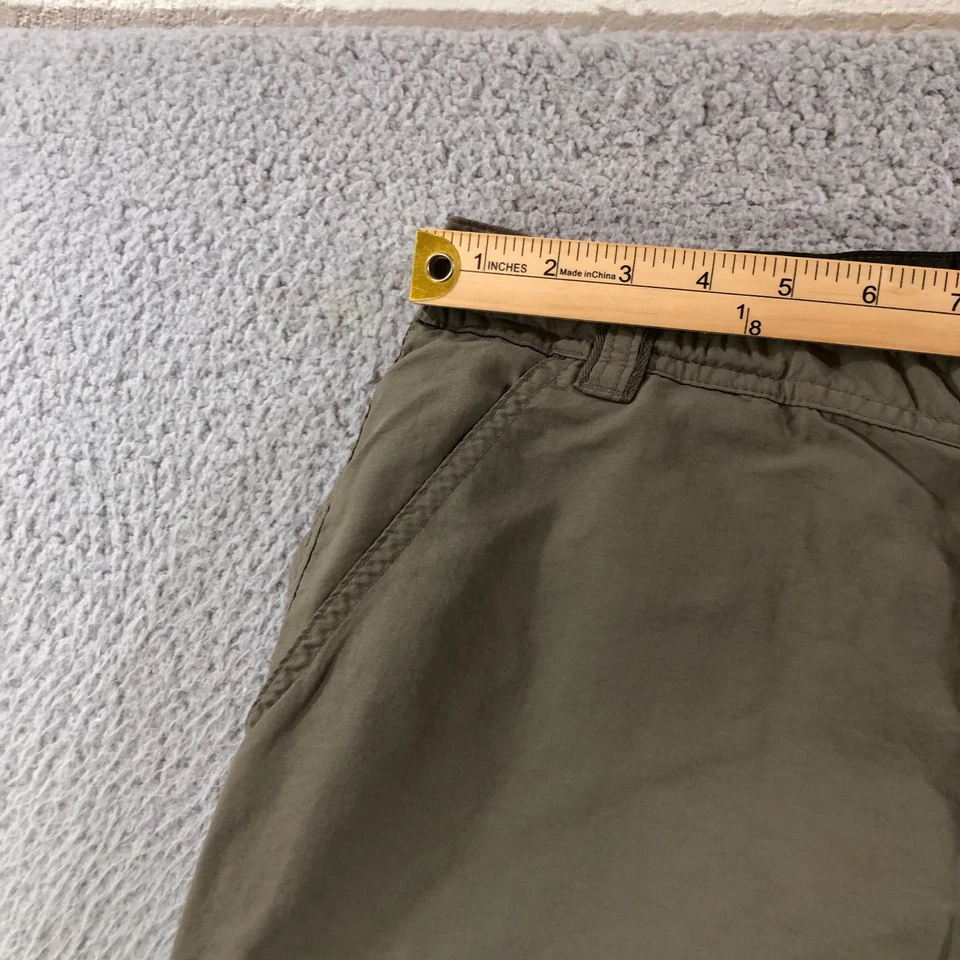 REI convertible pants boys XL 18 olive green outdoors camping hiking - Image 2 of 4