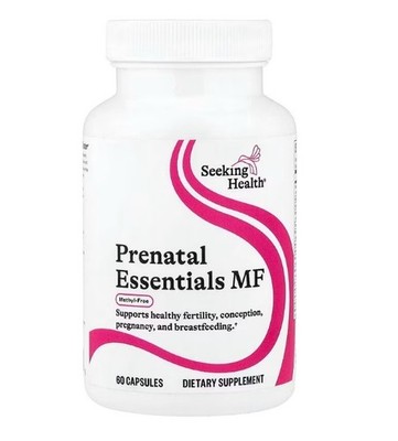 Seeking Health, Prenatal Essentials MF, Methyl-Free, 60 Capsules