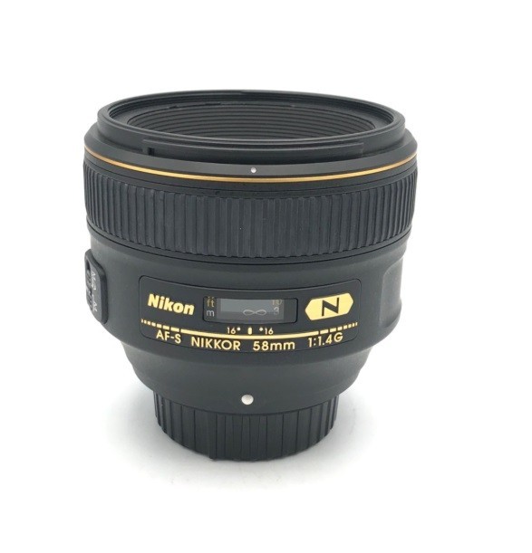 【超美品】 ニコン　Nikon AF-S NIKKOR 58mm F1.4 G Nikon AF-S NIKKOR 58mm f/1.4G Lens for Nikon F Mount FX DX DSLR