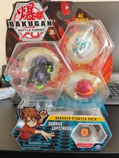 Bakugan - Battle Planet - Starter pack - Darkus Lupitheon New Nib Sealed