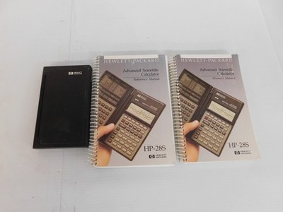 *MM* HEWLETT PACKARD 28S ADVANCED SCIENTIFIC CALCULATOR W/ MANUALS (SSP15)