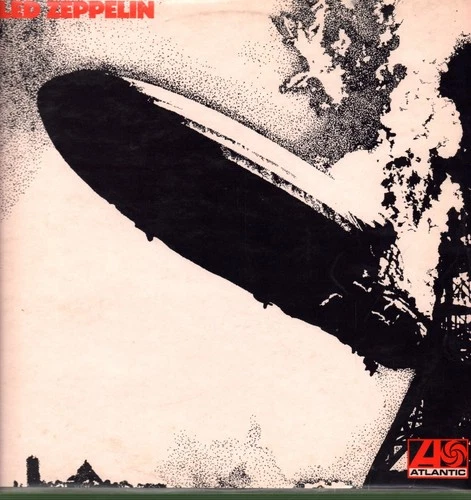 LED ZEPPELIN LED ZEPPELIN LP VINYL 9 track plum/orange labels LP in orange lette