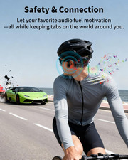 Open Ear Bone Conduction Headphones Lightweight Sports Headset Mic 10 Hours Life