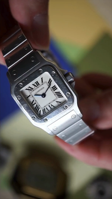 Cartier Santos Galbee Small Steel W20056D6 Quartz 24mm 1990s | eBay