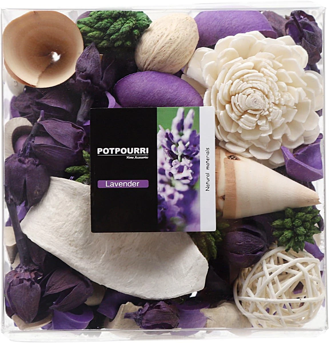 Potpourri Bowl Filler, Lavender Scented Potpourri Dried Flower, Decorative Vase Filler