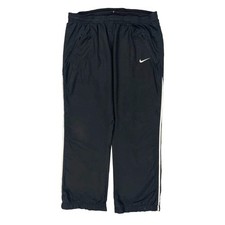 Nike Track Pants - Large Black Polyester