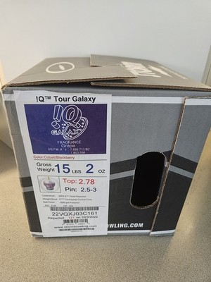 Storm IQ Tour Galaxy NRG-2 Pearl 15 lb 2 oz overseas Bowling Ball