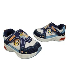 Bluey Bingo Light Up Sneakers Toddler Size 7 Ground Up EUC Shoes White Blue