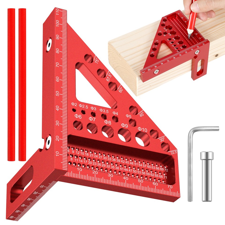 22.5-90 Degree Angle Measurement Tool Multifunctional Engineer Angle ...