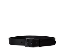 Image of Diesel Bluestar Leather Belt Black 100% Cow Leather Size 75/30 (27–28)