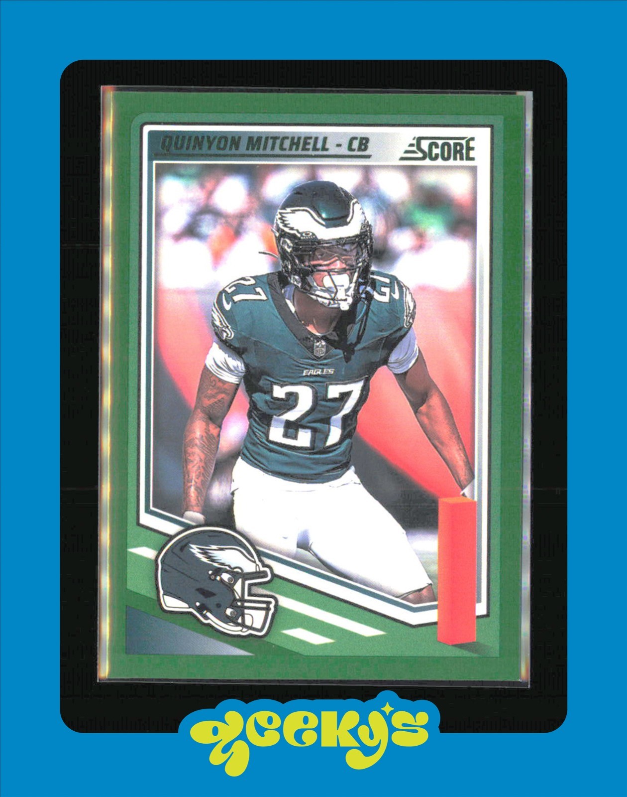 2025 Score - Quinyon Mitchell #140 Green Philadelphia Eagles $2MIN