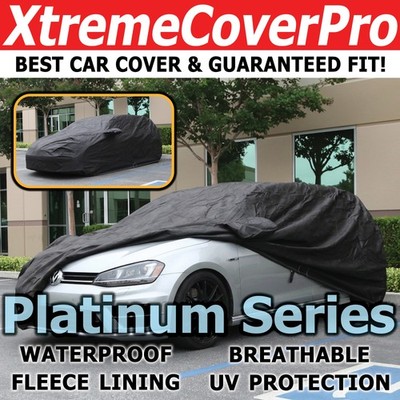 2012 2013 2014 2015 Volkswagen Golf WATERPROOF CAR COVER W/MIRRORPOCKET BLACK