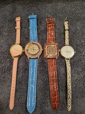 Women's Fashion Watches Lot Of 4. New Batteries Tested