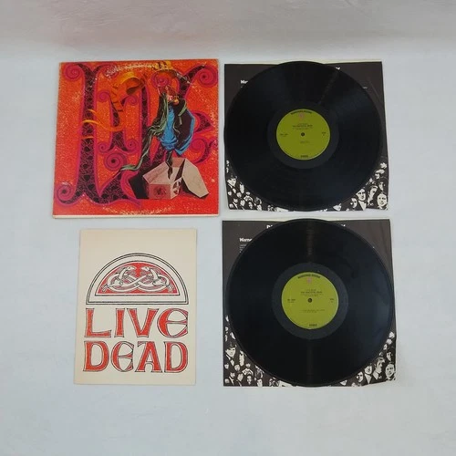 Grateful Dead - Live/Dead Double Live Vinyl LP - 1969 - WS-1830 W/ Book TESTED