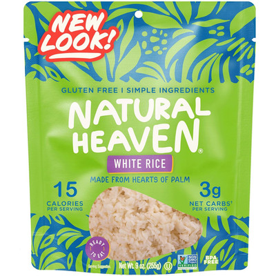 White Rice, Hearts of Palm   Naturally Rich in Potassium, Low-Calorie Veggie Ric