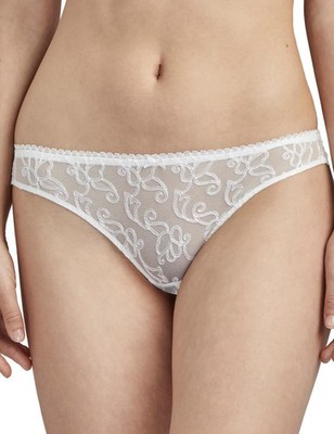 XL - 16 Aubade Pour Toujours Slip Tanga Low Rise Spitze Luxus Dessous TC26