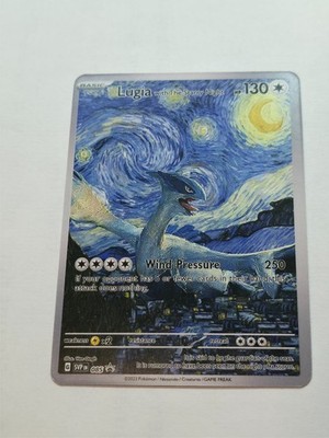 Lugia Starry Night Custom Van Gogh Style Card | Fanmade | Pokemon