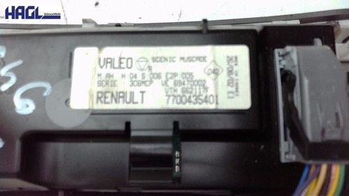 Levier De L'Appareil De Chauffage VALEO 7700435401 Renault Megane Scenic 1.6 Oui - Photo 5/5