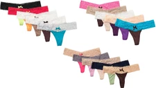 Brand New Honeydew Intimates Lace Trim Thong Panties