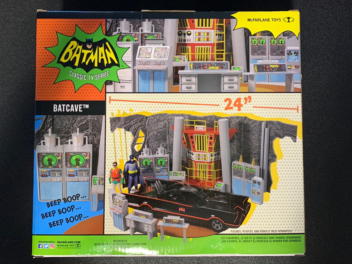 Playset DC Retro - La Batcave De Batman 1966 Par McFarlane Toys