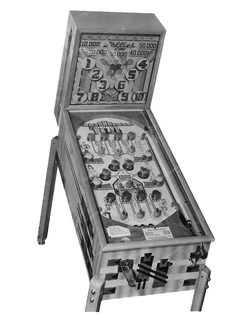 1940 año de Pinball De Colección