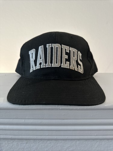 Raiders Vintage Starter Hat Collectible Rare Arch NFL Licensed Black Green Bill - Picture 10 of 10