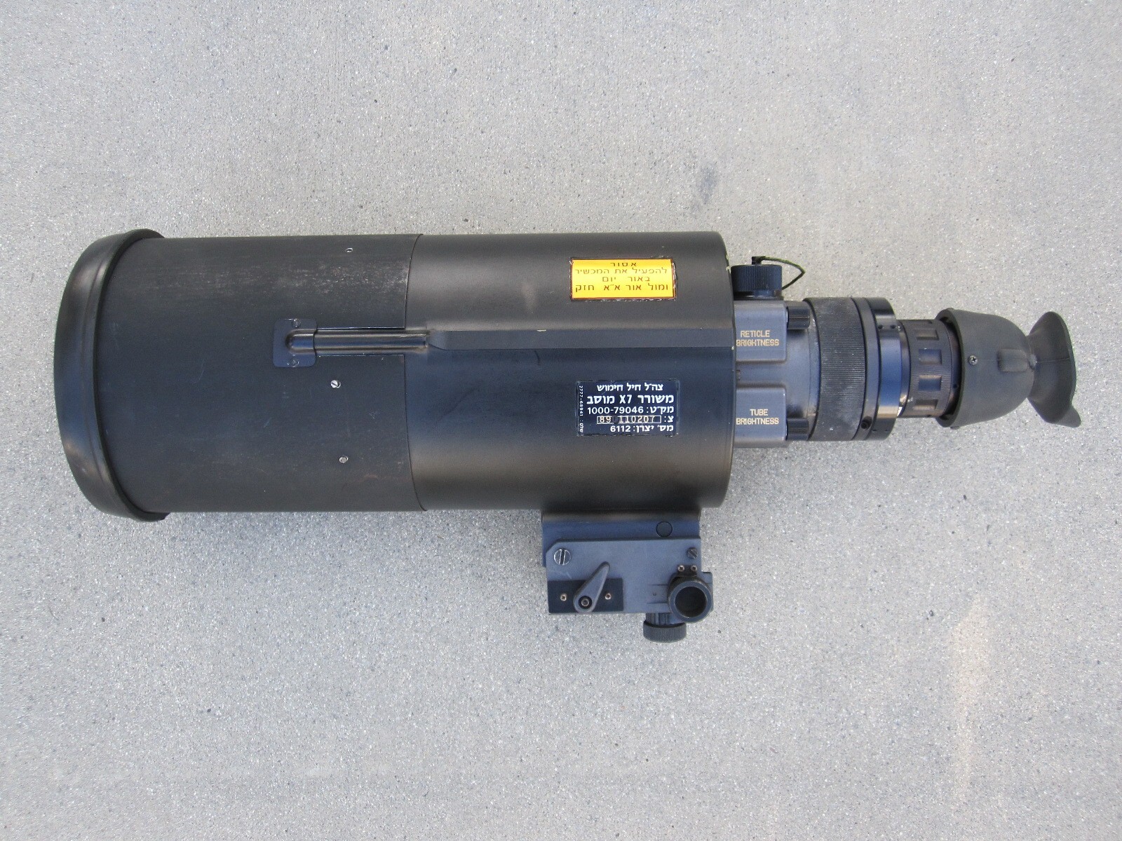 Scope An/pvs-4 Adapted To 125mm An/tvs-2 Lens W/case