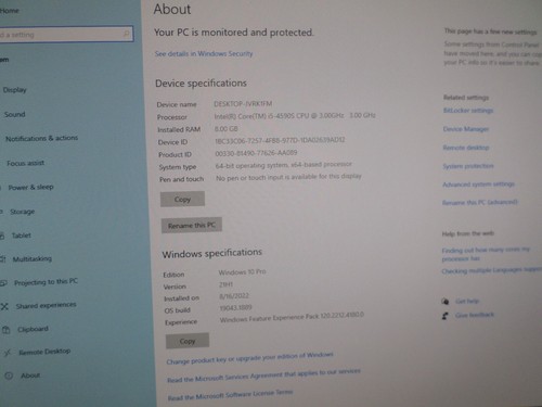 Dell OptiPlex 9030 23'' AIO - Win10 Pro, 500GB HDD, Intel i5 4th Gen, 8GB RAM - 第 5/8 張圖片