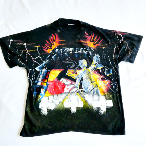 T-shirt Metallica vintage 1991 AOP Brockum XL anni 90 90 album rock metal - Foto 1 di 7